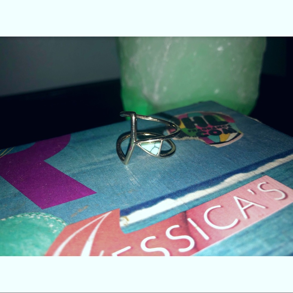 Geometric Turquoise Ring!!
